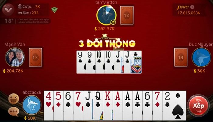 Thuật ngữ trong cách chơi tiến lên