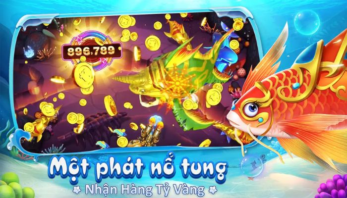 Vua bắn cá 3D: săn cá đại dương, rinh về tiền khủng Những vũ khí trong bắn cá đổi thưởng 3D