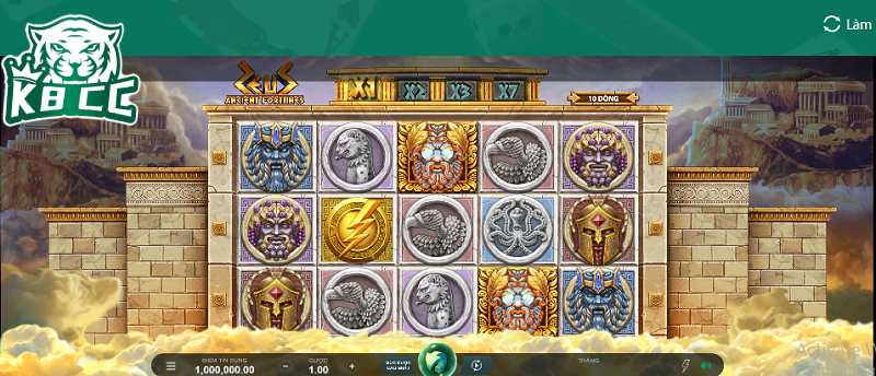 Zeus là biểu tượng có giá trị cao nhất