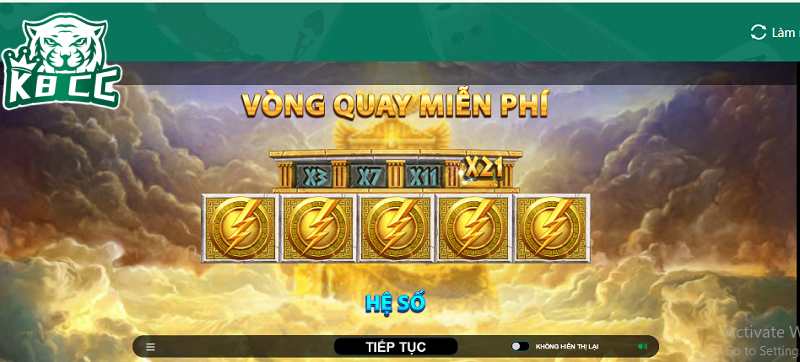 Trò chơi lấy hình ảnh Zeus - Vị thần tối cao trong thần thoại Hy Lạp