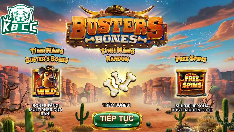 Nổ hũ Busters Bones là trò chơi thú vị với câu chuyện về những chú chó săn kho báu