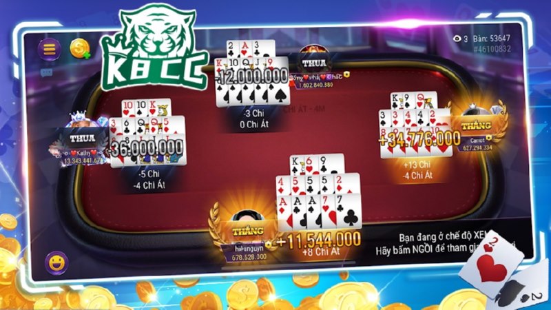 Trả thưởng trong mậu binh xập xám.